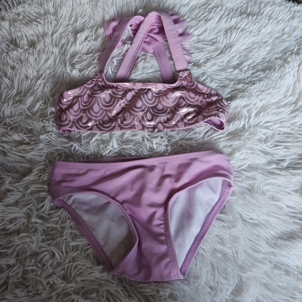 Toddler girls mermaid swimsuit